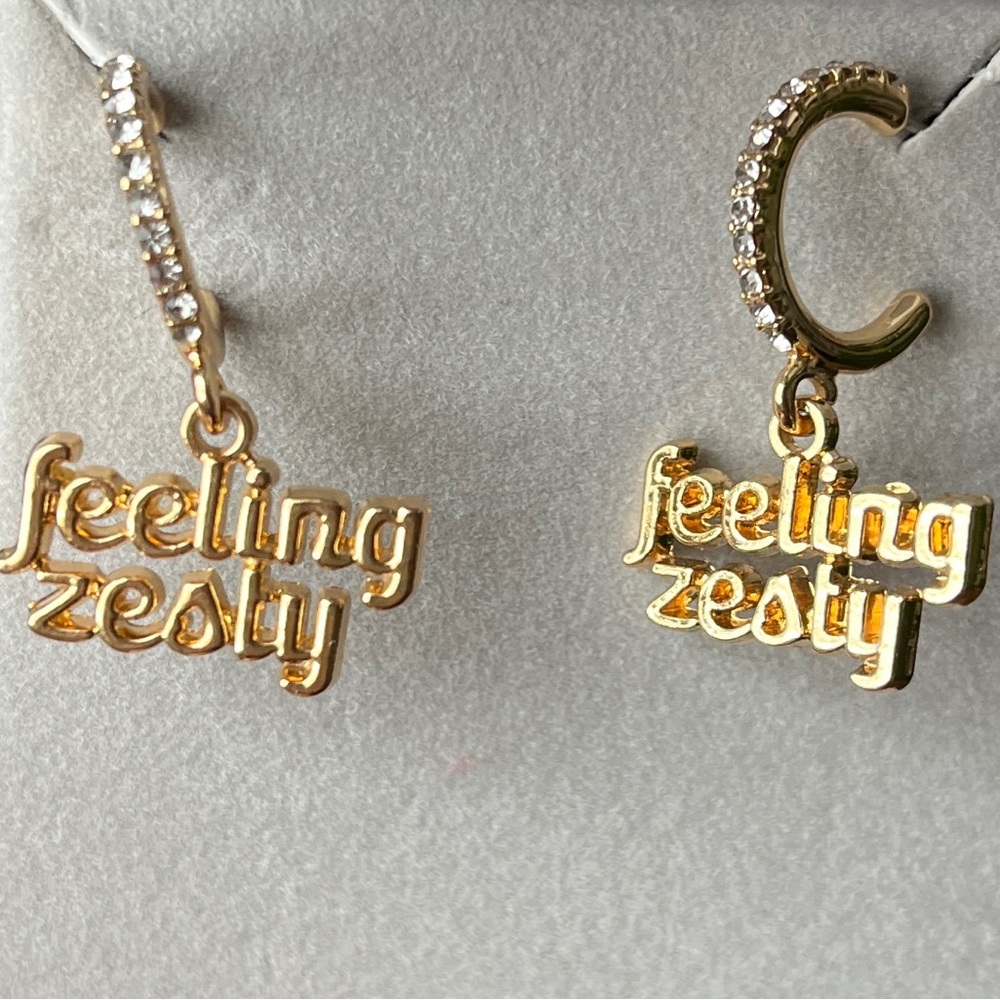 'Feeling Zesty' Dangle Earrings